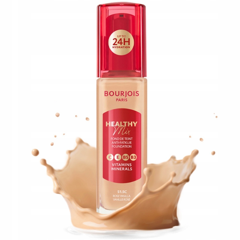 Bourjois Healthy Mix Rozświetlający Podkład Do Twarzy 51,5C Rose Vanilla