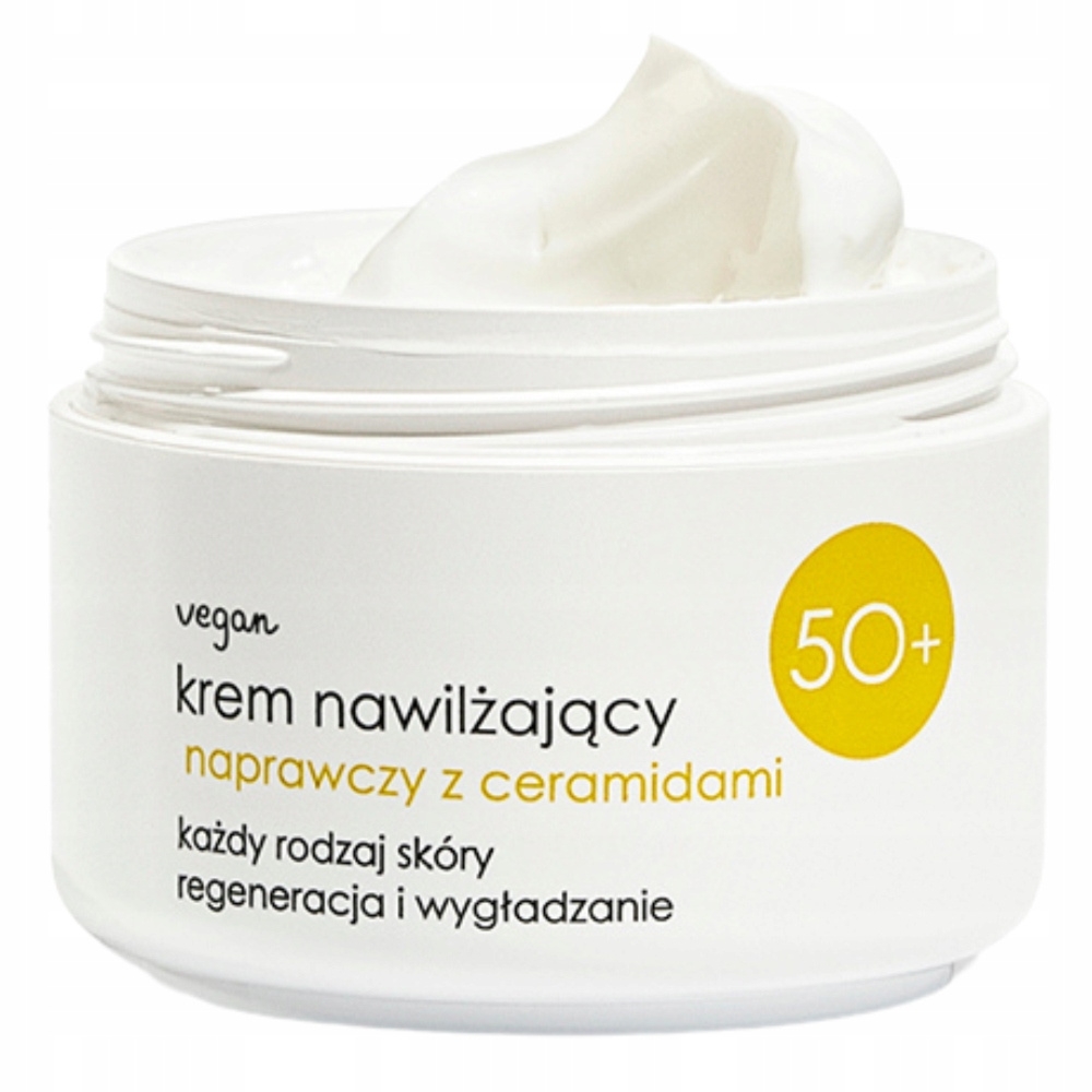 Ziaja Nawilżający Krem Do Twarzy Na Dzień Naprawczy z Ceramidami 50+ 50ml