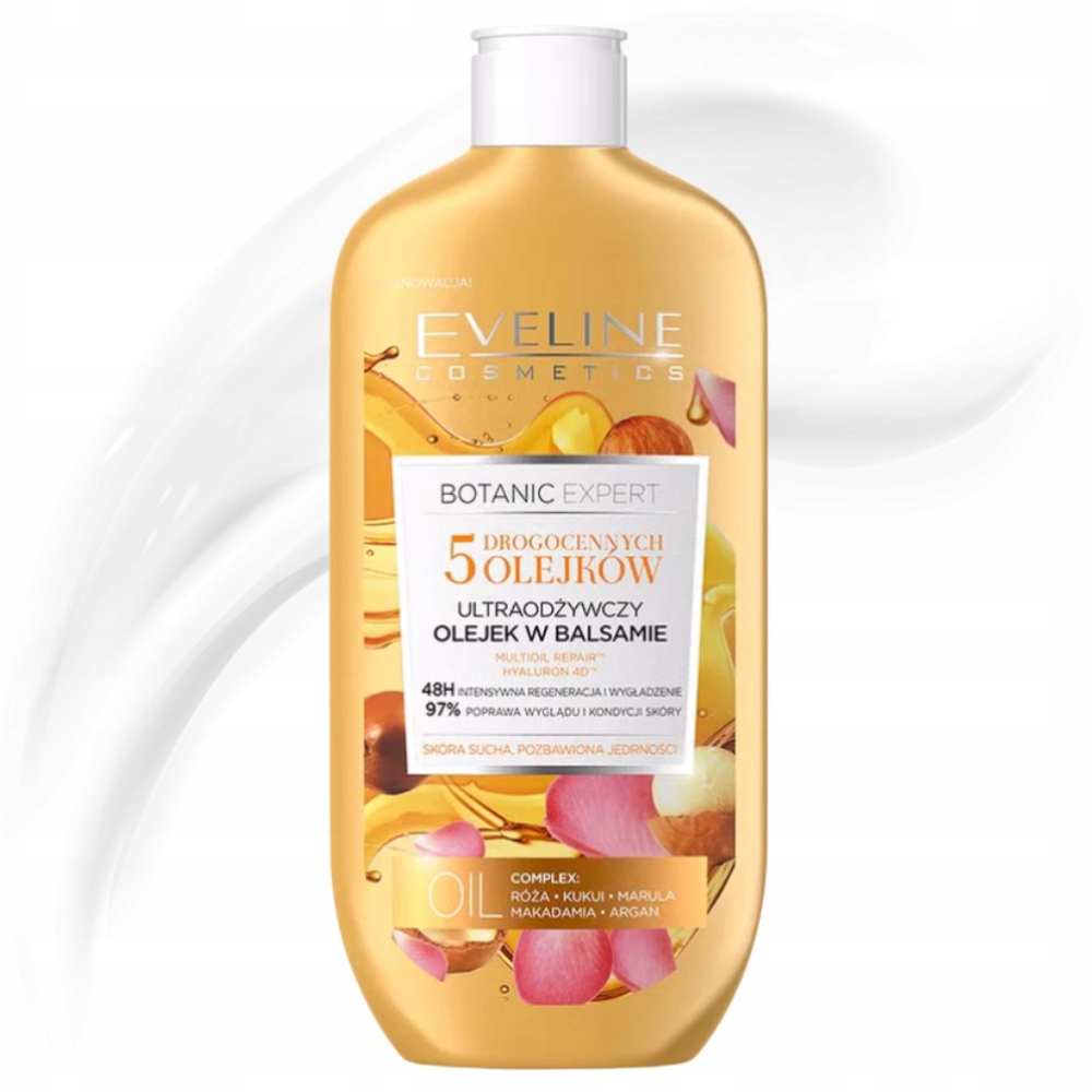 Eveline Botanic Expert Ultraodżywczy Balsam Olejek Do Ciała 5 Olejków 350ml