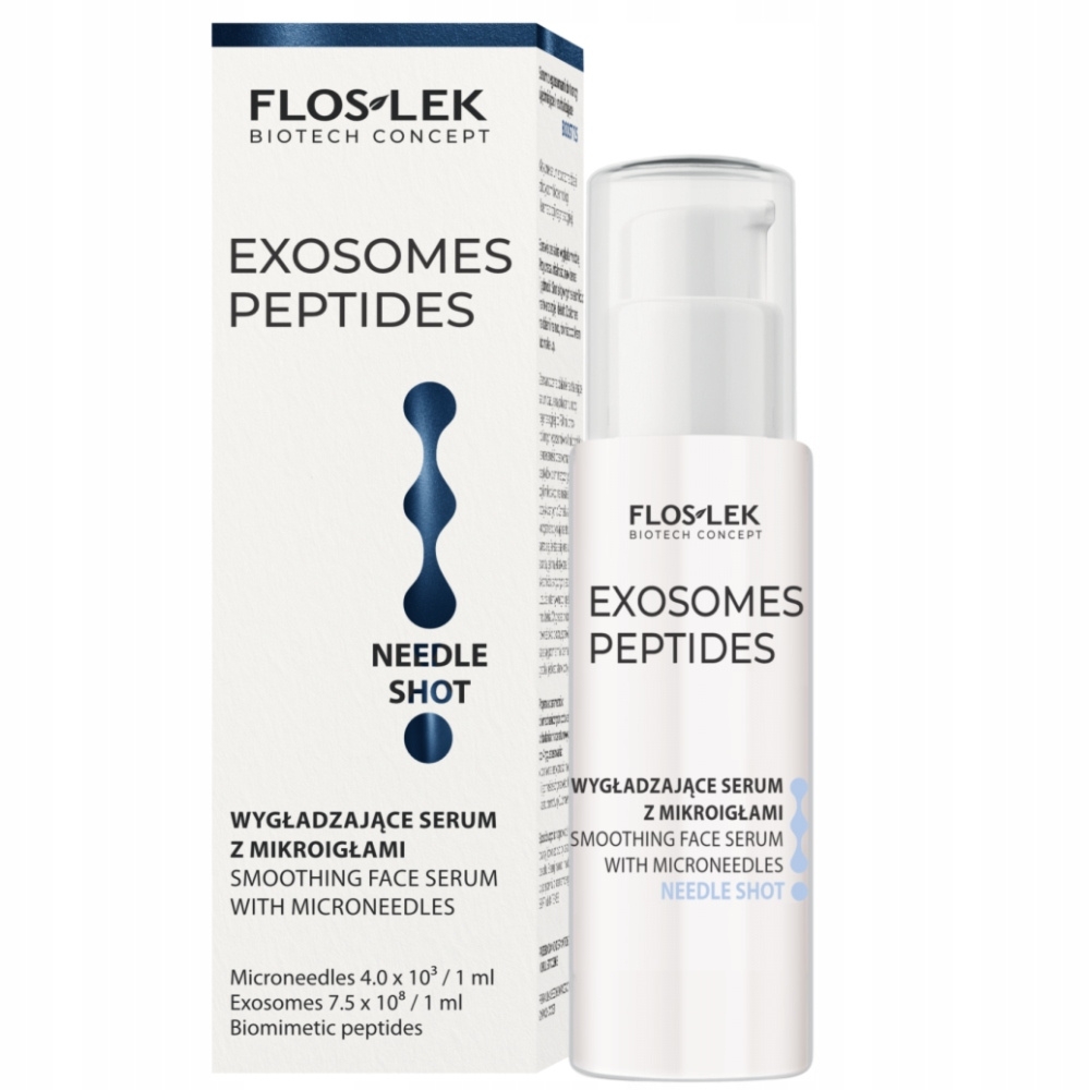 Floslek Biotech Exosomes Peptides Needle Serum Do Twarzy z Mikroigłami 30ml