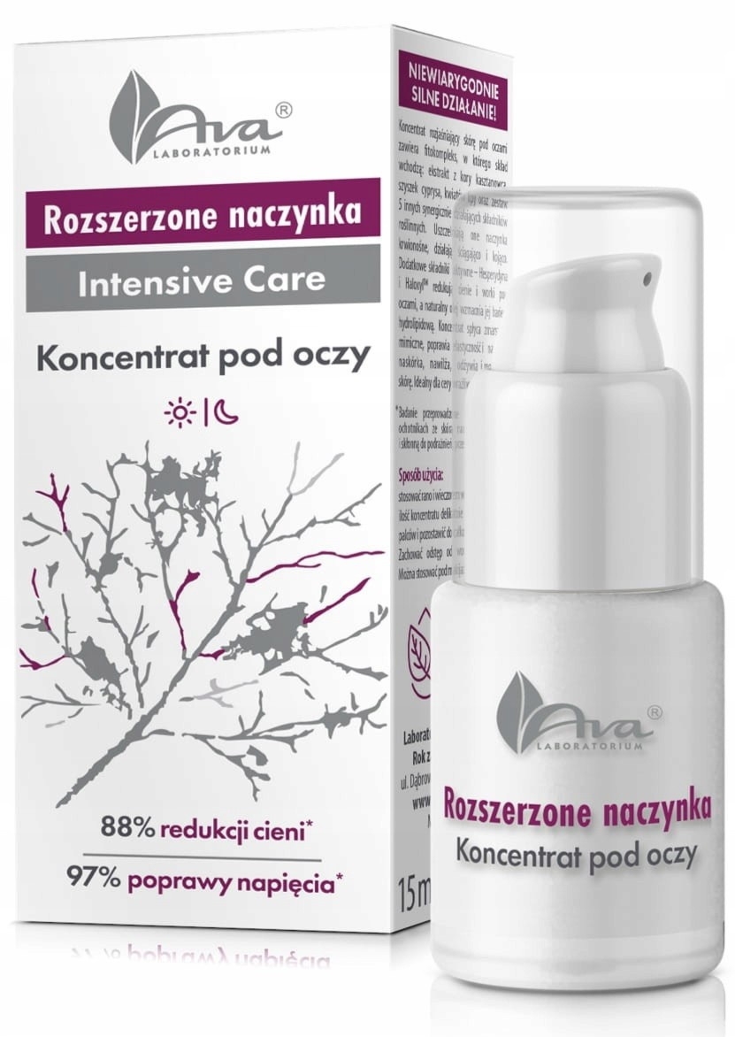 Ava Rozszerzone Naczynka Koncentrat pod Oczy 15ml
