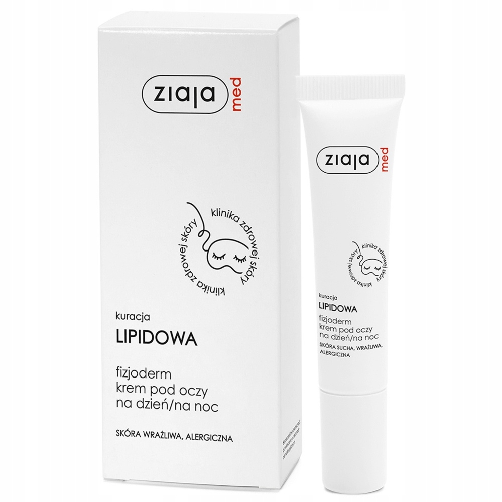 Ziaja Med Kuracja Lipidowa Krem Pod Oczy Na Dzień/Noc Skóra Wrażliwa 15 ml