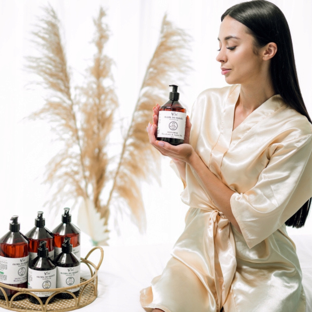 VCee Spa Ritual Olejek Do Masażu Ciała Hydrating Dzika Róża Hibiskus 200ml