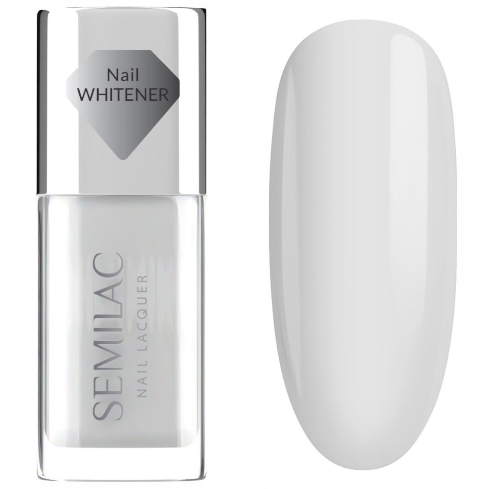 Semilac Nail Lacquer Klasyczny Lakier Do Paznokci 100 Nail Whitener 9ml