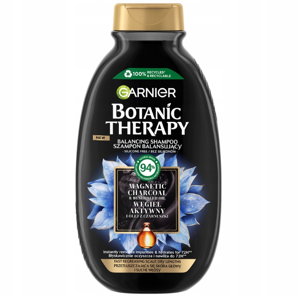 Garnier Botanic Therapy Oczyszczający Szampon Do Włosów z Węglem 400ml