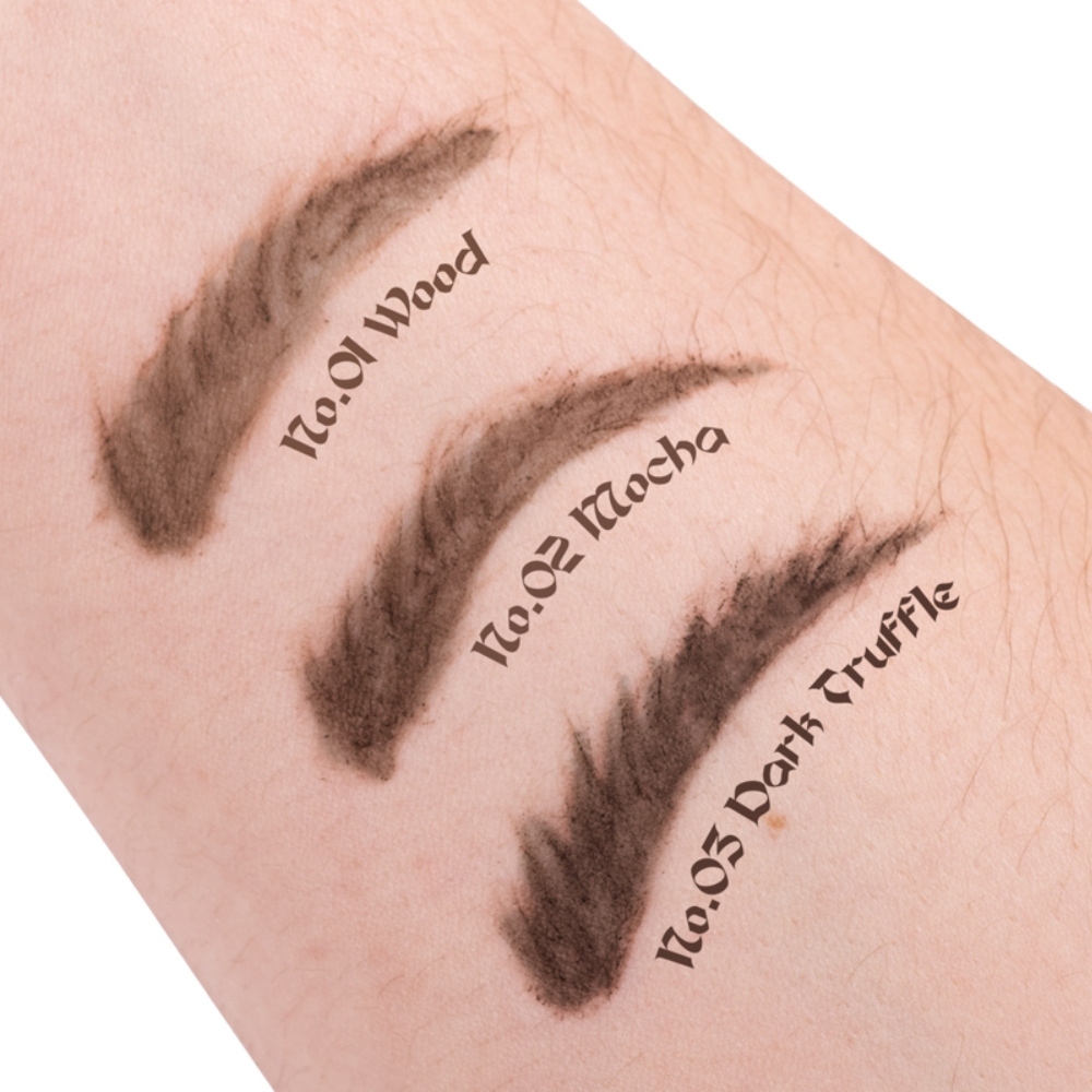 Miyo Brow Poet Kredka Do Brwi z Szczoteczką Chłodny Ciemny Brąz 02 Mocha