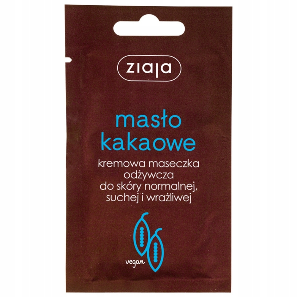 Ziaja Masło Kakaowe Odżywcza Maseczka Do Twarzy Cera Normalna Wrażliwa 7ml