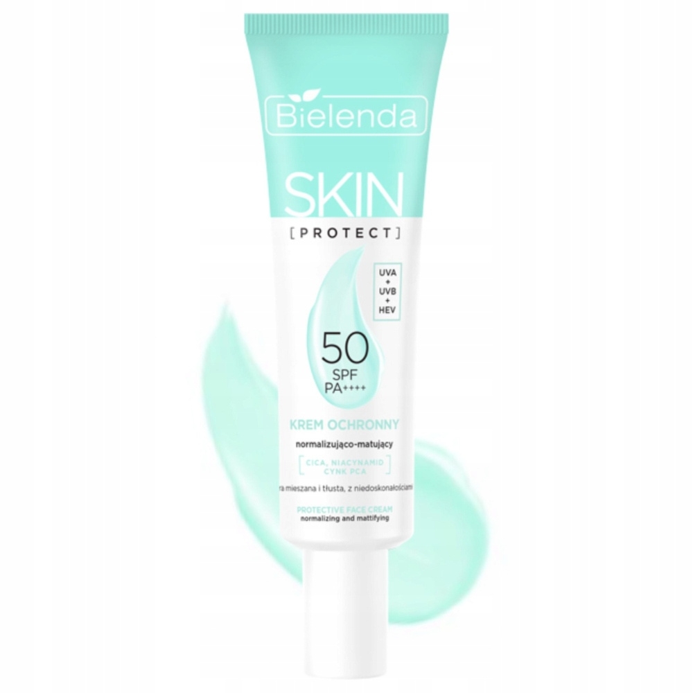 Bielenda Skin Protect Krem Do Twarzy z SPF50 Normalizująco Matujący 40ml