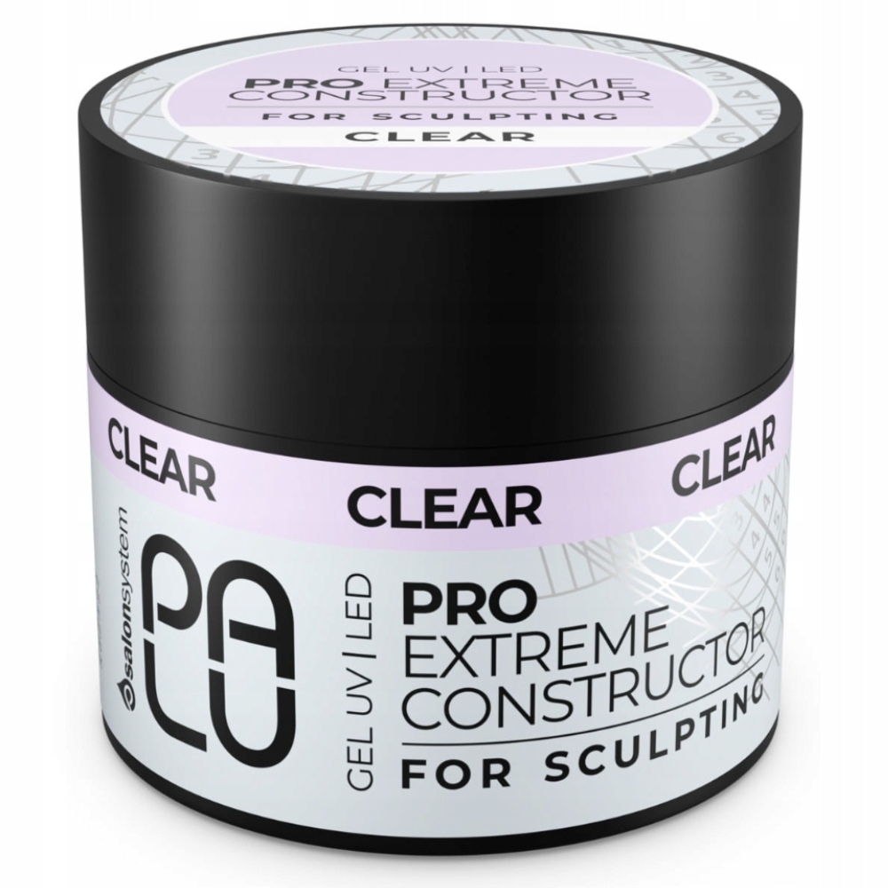 Palu Pro Extreme Żel Konstrukcyjny Do Przedłużania Paznokci Clear 45g