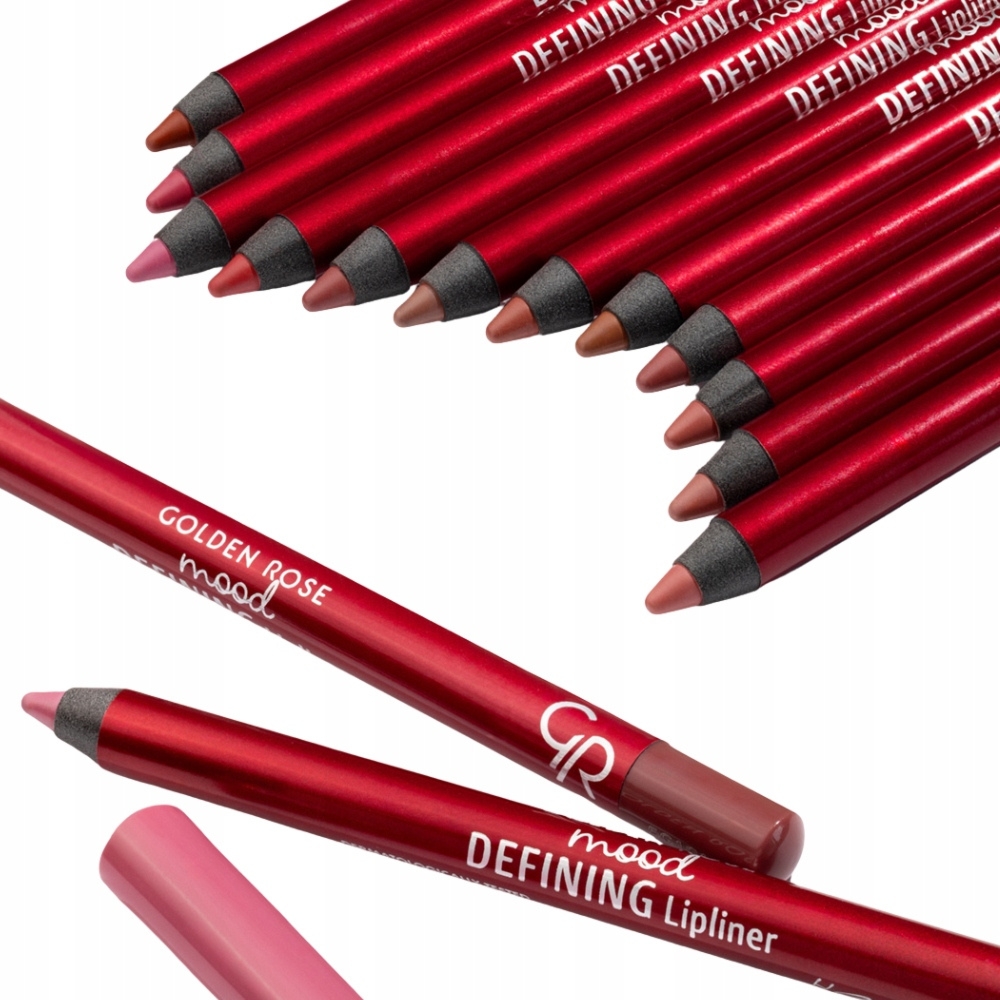 Golden Rose Mood Defining Lipliner Kremowa Konturówka Do Ust 08 Burgundy