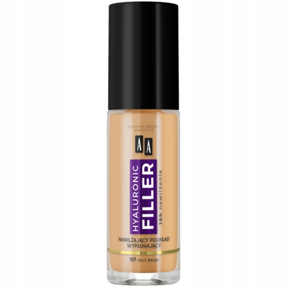 AA Hyaluronic Filler Nawilżający Podkład Do Twarzy 107 Dark Beige 30ml