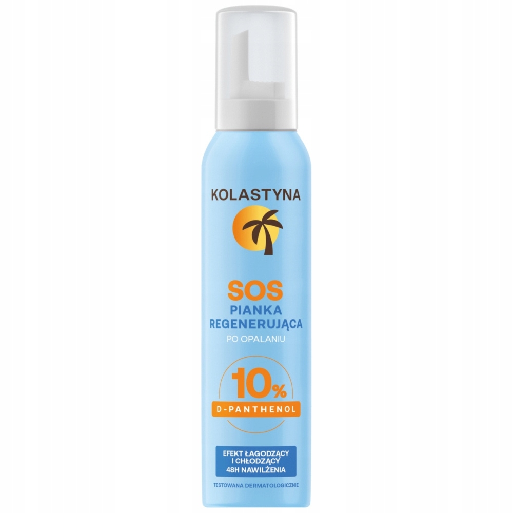 Kolastyna Regenerująca Pianka Po Opalaniu Chłodząca 10% D-Panthenol 100ml