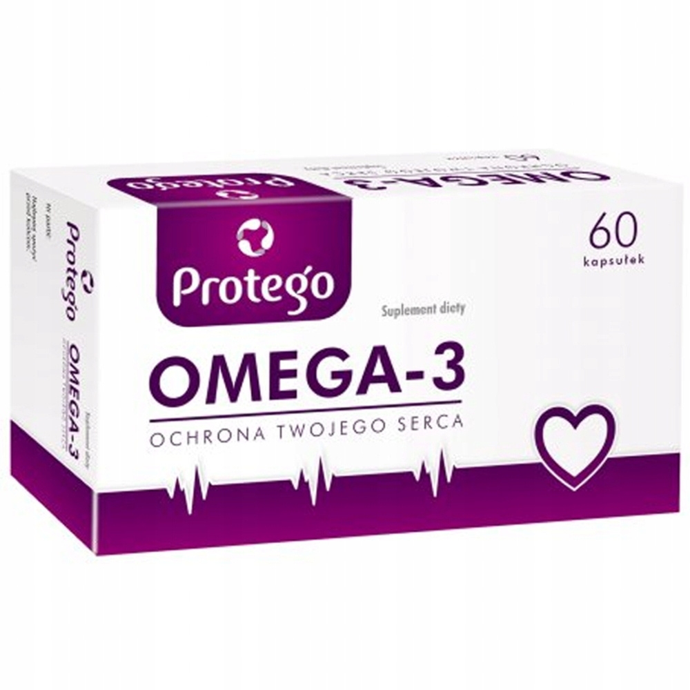 Protego Omega-3 Ochrona Serca Suplement Diety Układ Krwionośny 60 Kapsułek