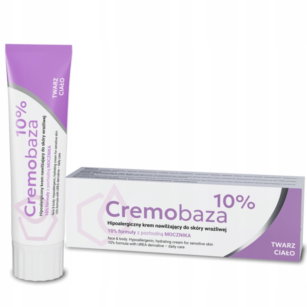 Cremobaza Nawilżający Krem Do Twarzy i Ciała Pochodna Mocznika 10% 30g
