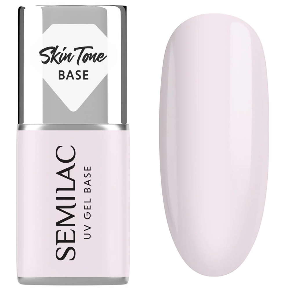 Semilac Skin Tone Cover Base Baza Hybrydowa Do Paznokci Natural Pink 7ml