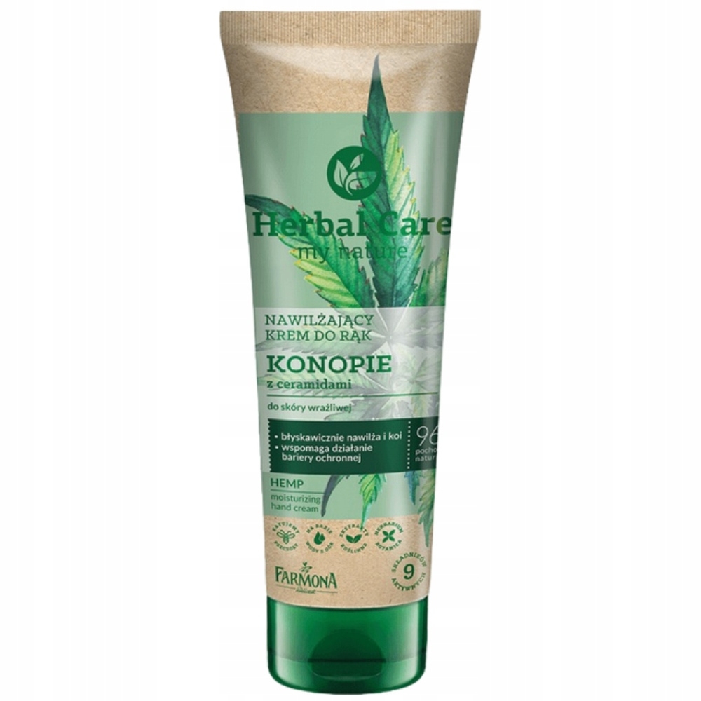 Herbal Care My Nature Nawilżający Krem Do Rąk Konopie z Ceramidami 100ml