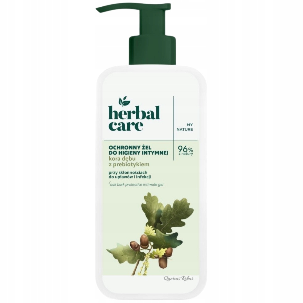 Herbal Care Ochronny Żel Do Higieny Intymnej Kora Dębu i Prebiotyk 330ml
