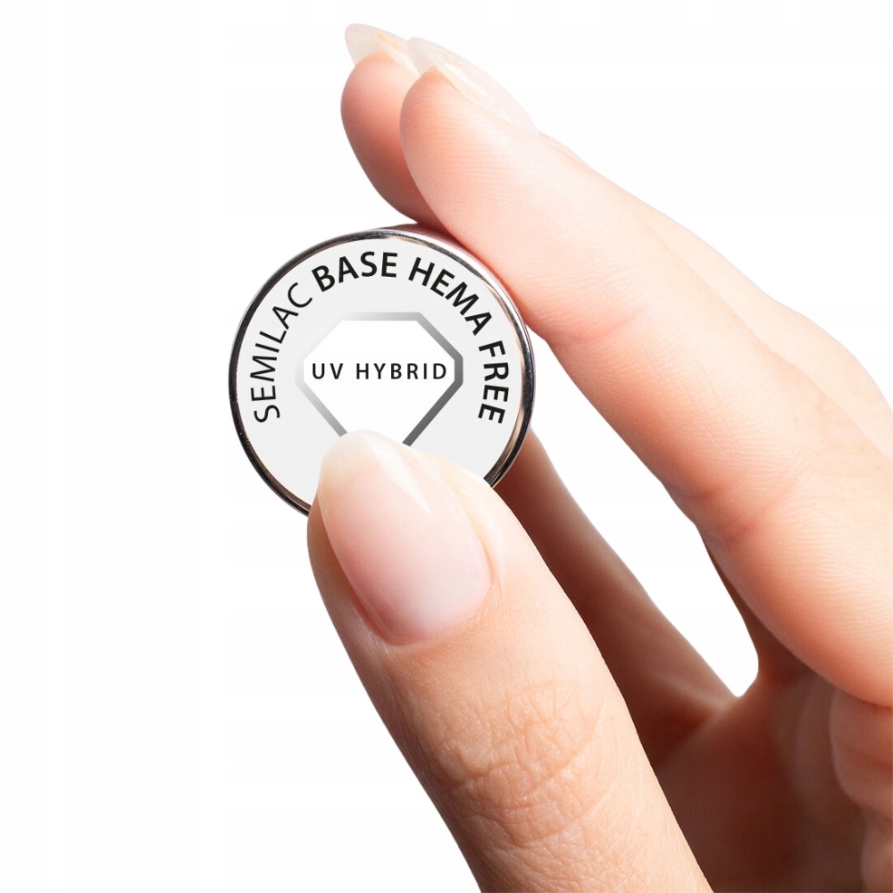 Semilac Base Hema Free Baza Hybrydowa Do Paznokci Manicure Bezbarwna 7ml