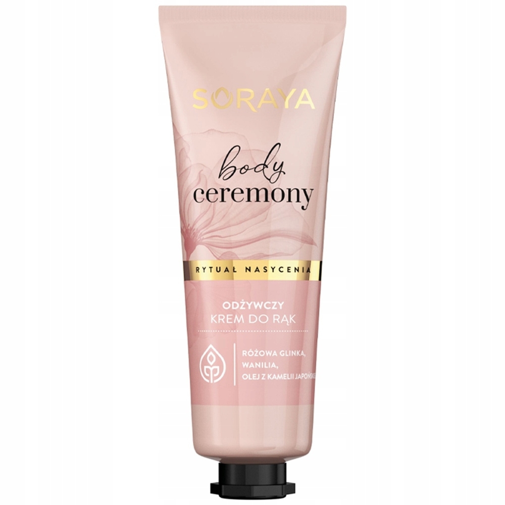 Soraya Body Ceremony Krem Do Rąk Odżywczy Różowa Glinka Wanilia 50 ml