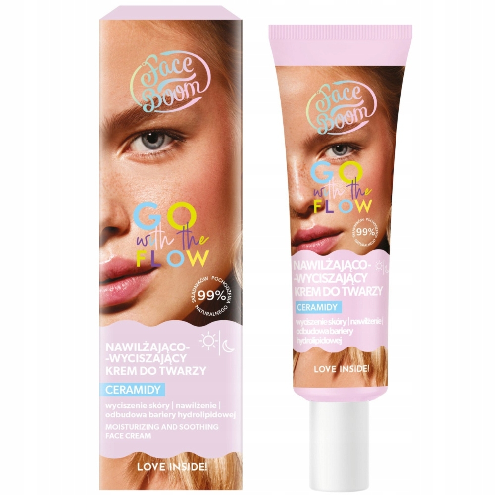 FaceBoom Go With The Flow Nawilżająco Wyciszający Krem Do Twarzy 50ml