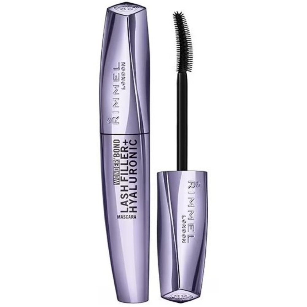 Rimmel Wonder Bond Lash Filler Hyaluronic Nawilżający Tusz Do Rzęs 01 Black
