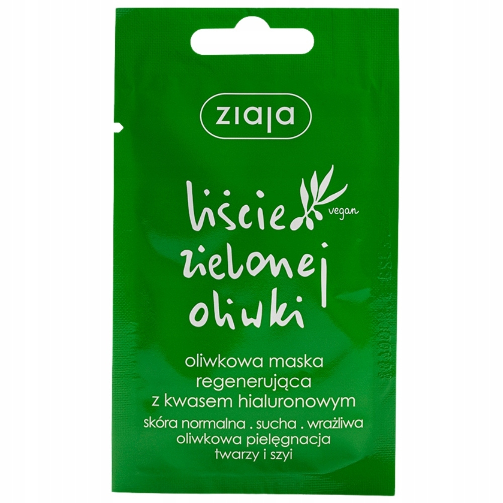 Ziaja Oliwkowa Maska Do Twarzy Regenerująca Kwas Hialuronowy Cera Sucha 7ml