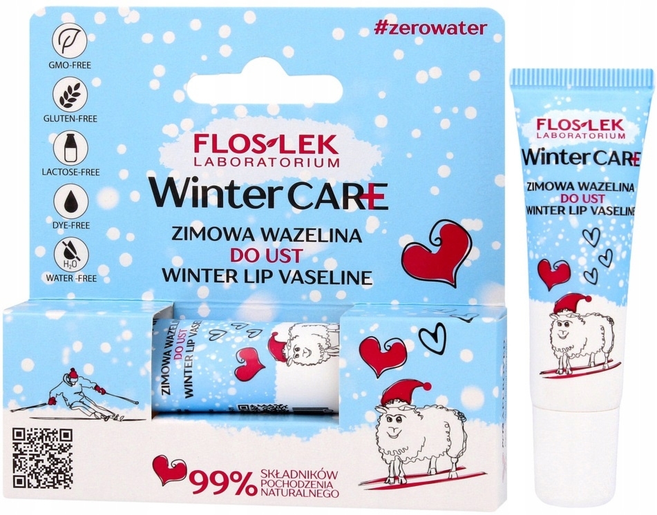 FLOS-LEK WINTER CARE Zimowa Wazelina Do Ust 10g