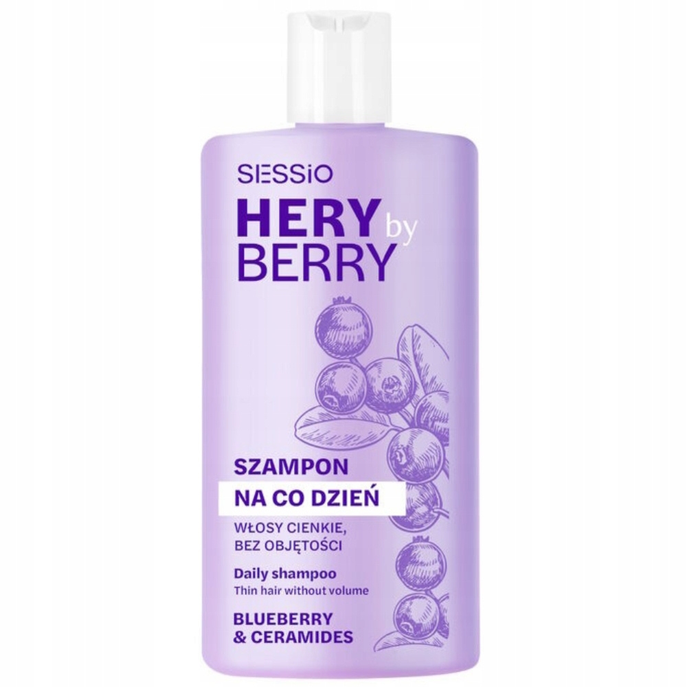 Sessio Hery By Berry Szampon Do Włosów Cienkich Na Co Dzień Ceramidy 300ml