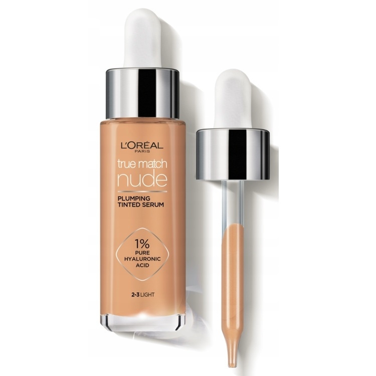 Loreal True Match Nude Skoncentrowane Serum w Podkładzie 2-3 Light 30ml