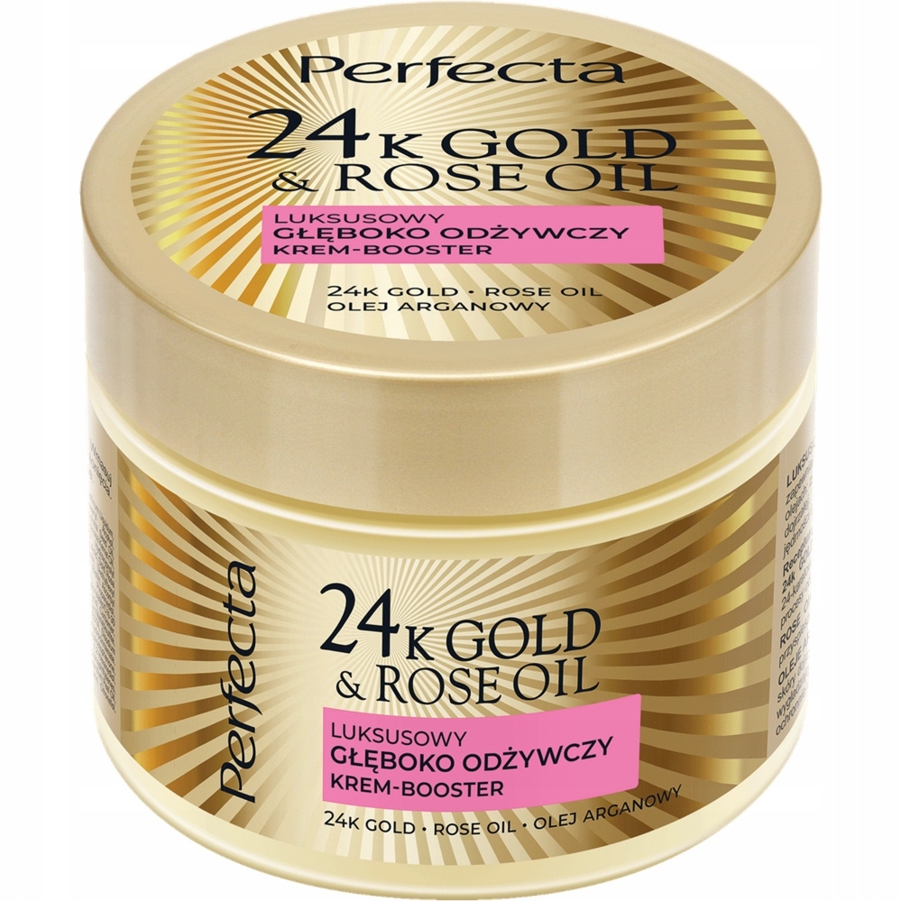 Perfecta Gold 24K Luksusowy Głęboko Odżywczy Krem Booster Olej Arganowy 300