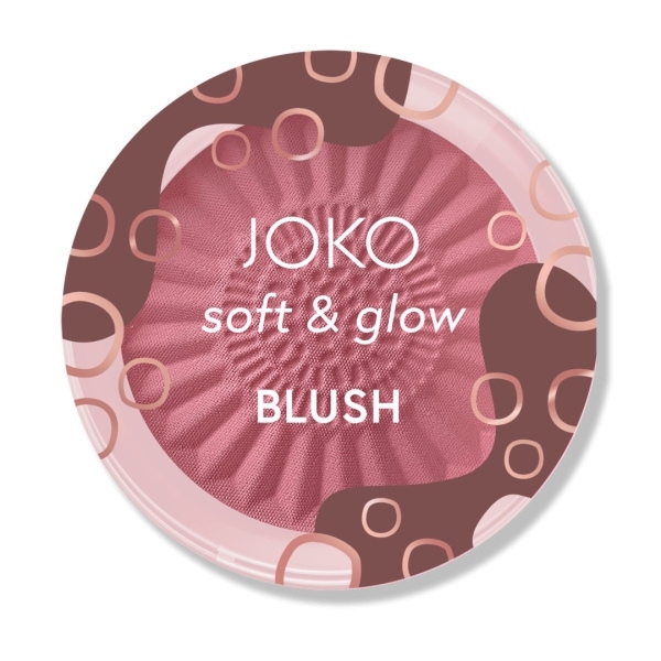 JOKO Soft & Glow Blush Róż Do Policzków Matowy Prasowany 8g