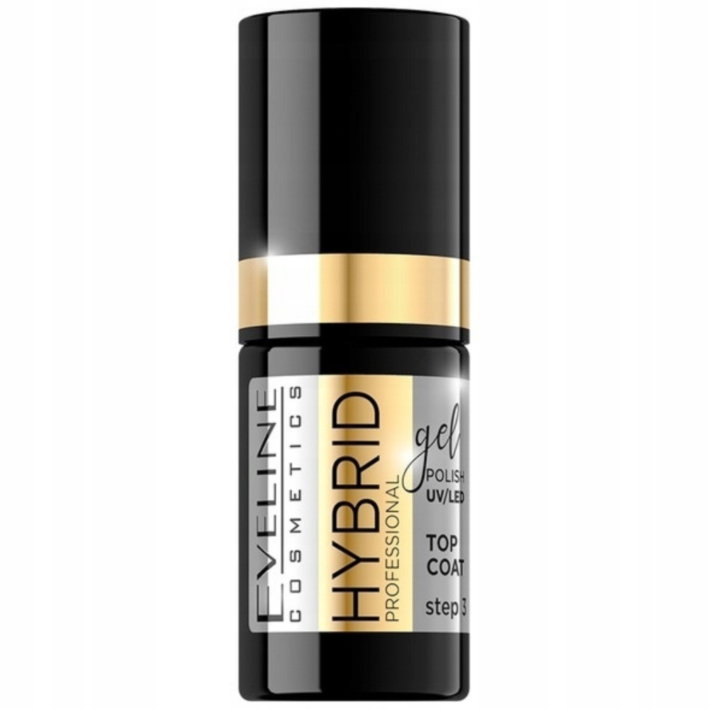 Eveline Hybrid Top Coat Do Paznokci Hybrydowych No Wipe Transparentny 5ml
