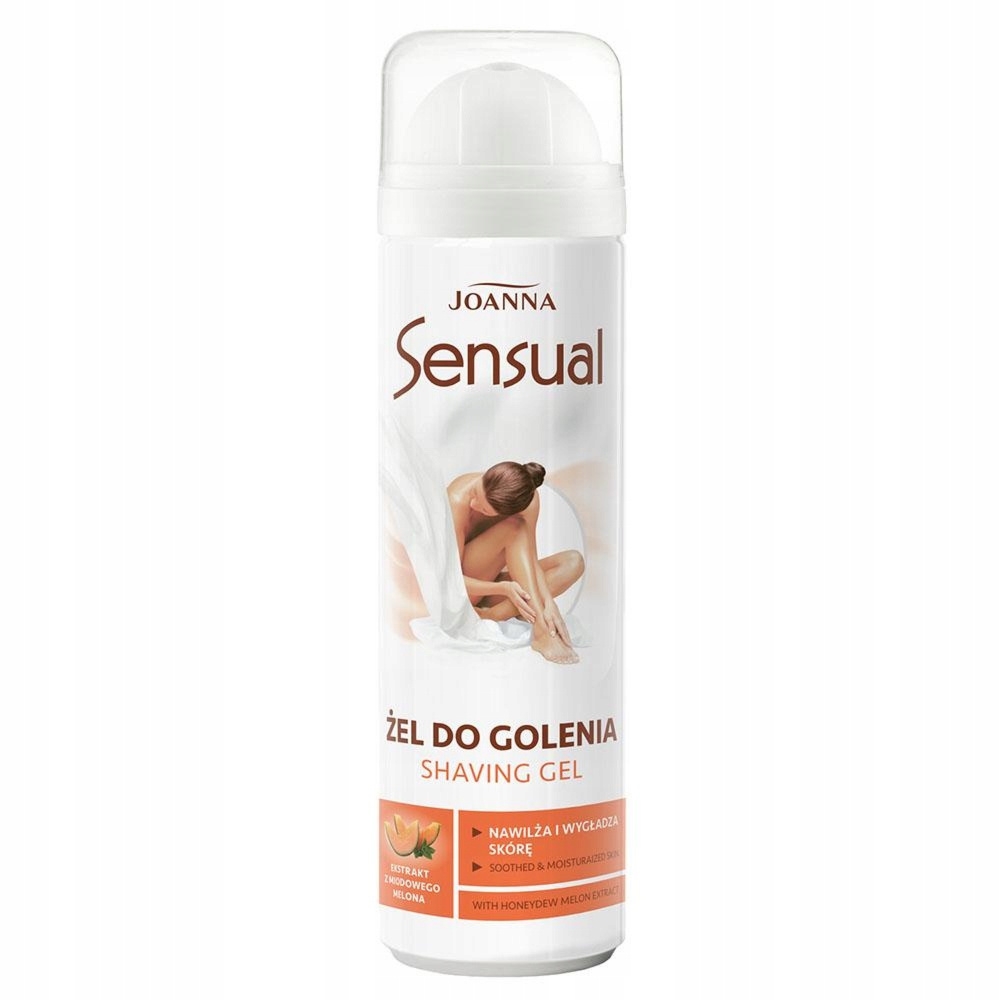 Joanna Sensual Nawilżający Żel Do Golenia Całego Ciała Miodowy Melon 200ml