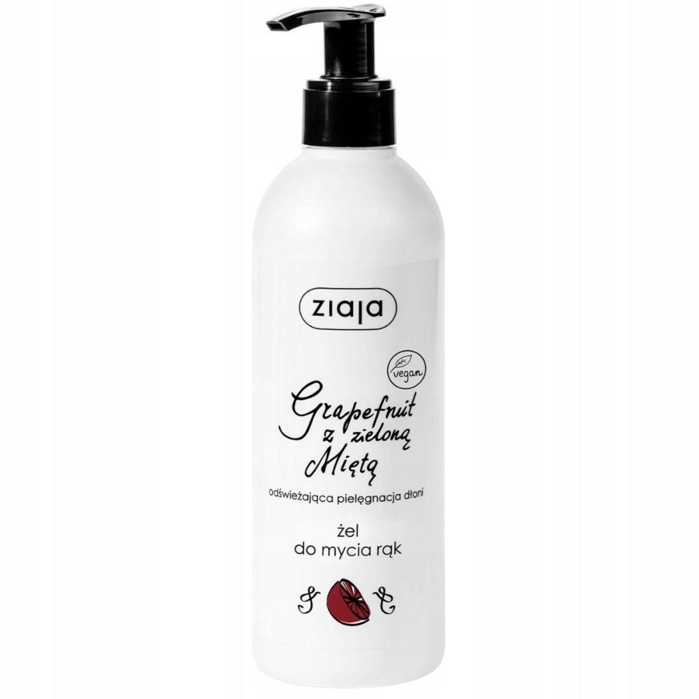 Ziaja Żel Do Mycia Rąk Kremowe Mydło Grejpfruit z Zieloną Miętą 270ml