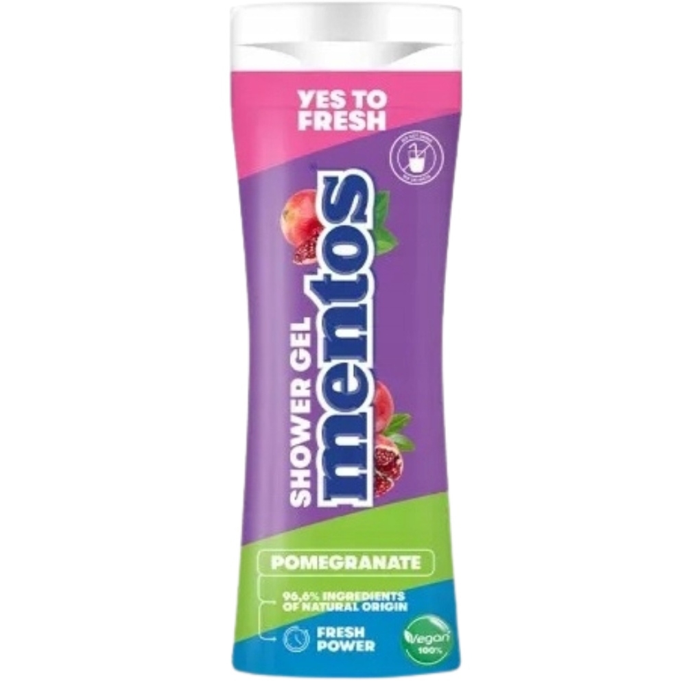 Mentos Yes To Fresh Łagodny Żel Pod Prysznic Damski Owocowy Granat 300ml