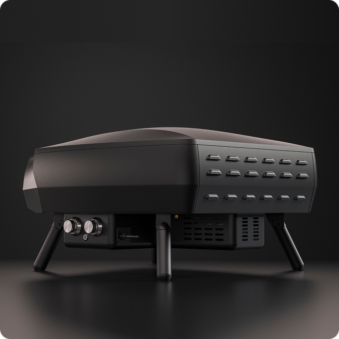 WITT PIEC DO PIZZY ETNA ROTANTE 16" CZARNY