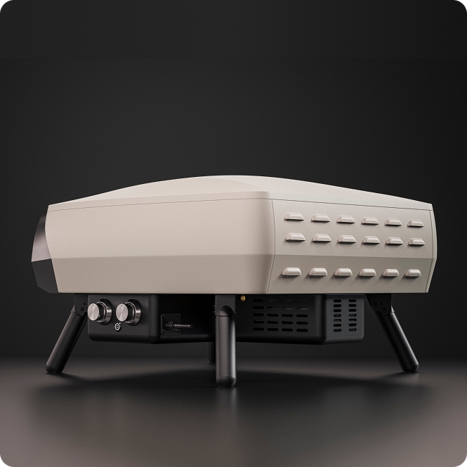 WITT PIEC DO PIZZY ETNA ROTANTE 16" SZARY