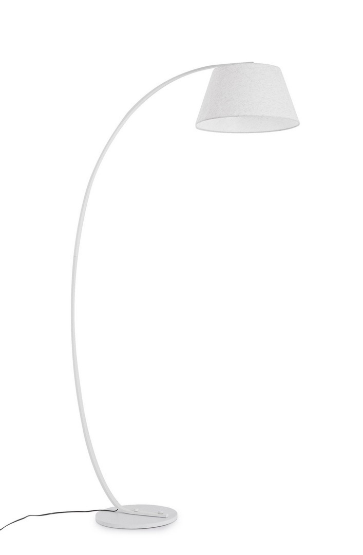 Lampa podłogowa BLOMUS biała Ø43 stalowa Bizzotto