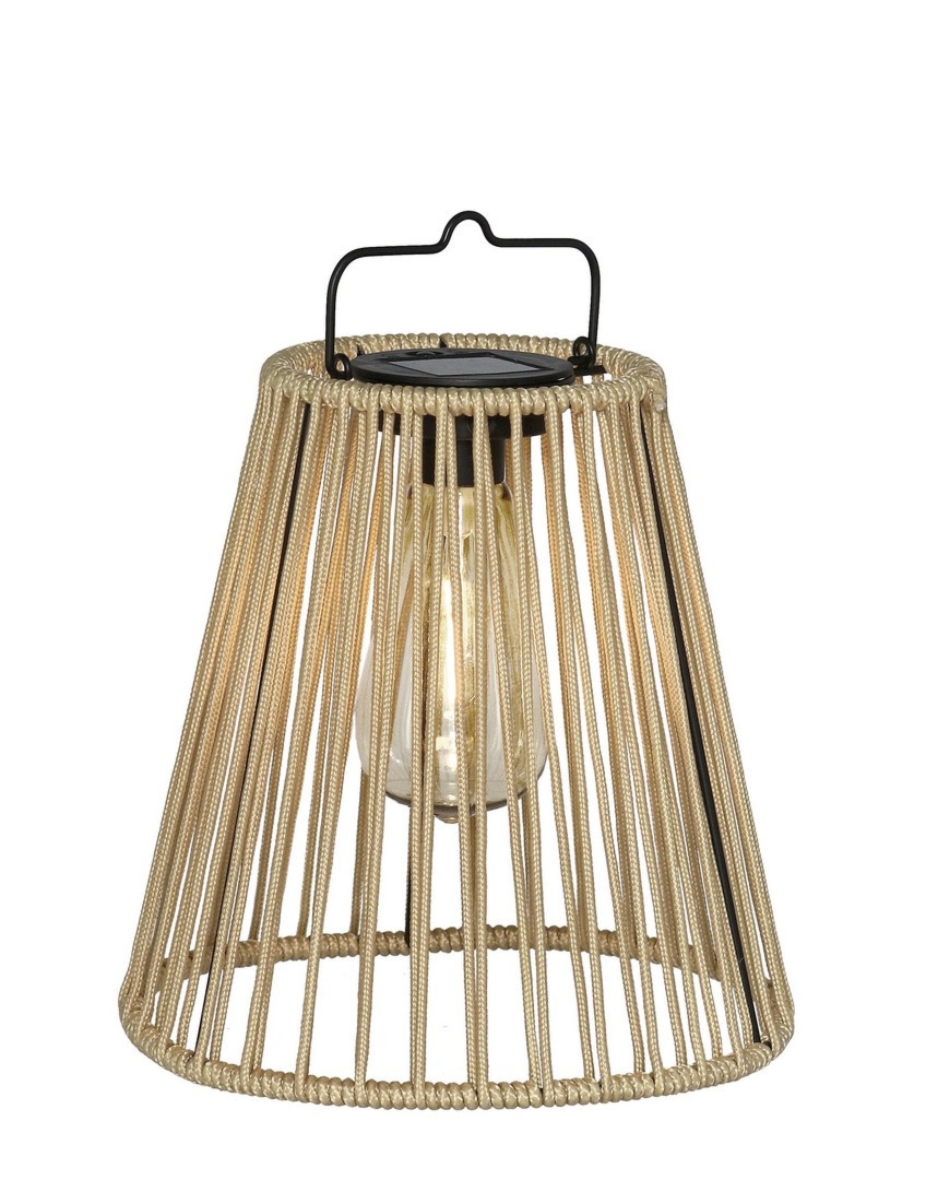 Lampa stołowa solarna NIKHITA Ø21 stalowa Bizzotto