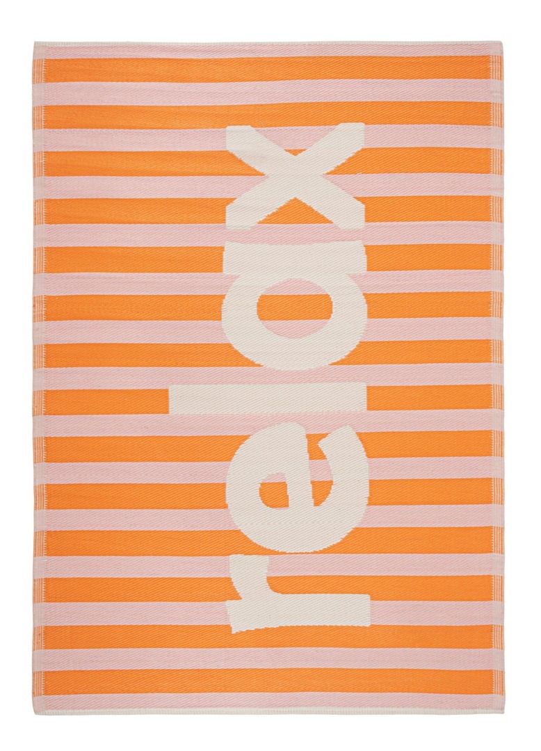 Dywan zewnętrzny KARERA pomarańczowy 160x230 z polipropylenu Bizzotto