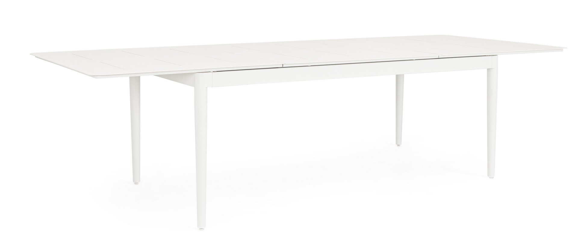 Stół ogrodowy rozkładany NEBULA biały 200-300x100 aluminiowy Bizzotto