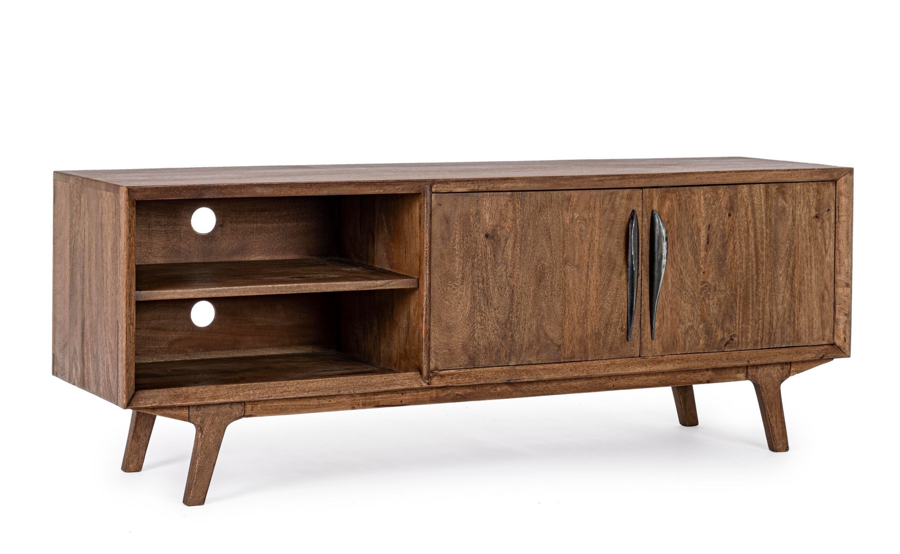 Szafka RTV Sherman mango 152x40x55cm drewno mango i MDF Bizzotto