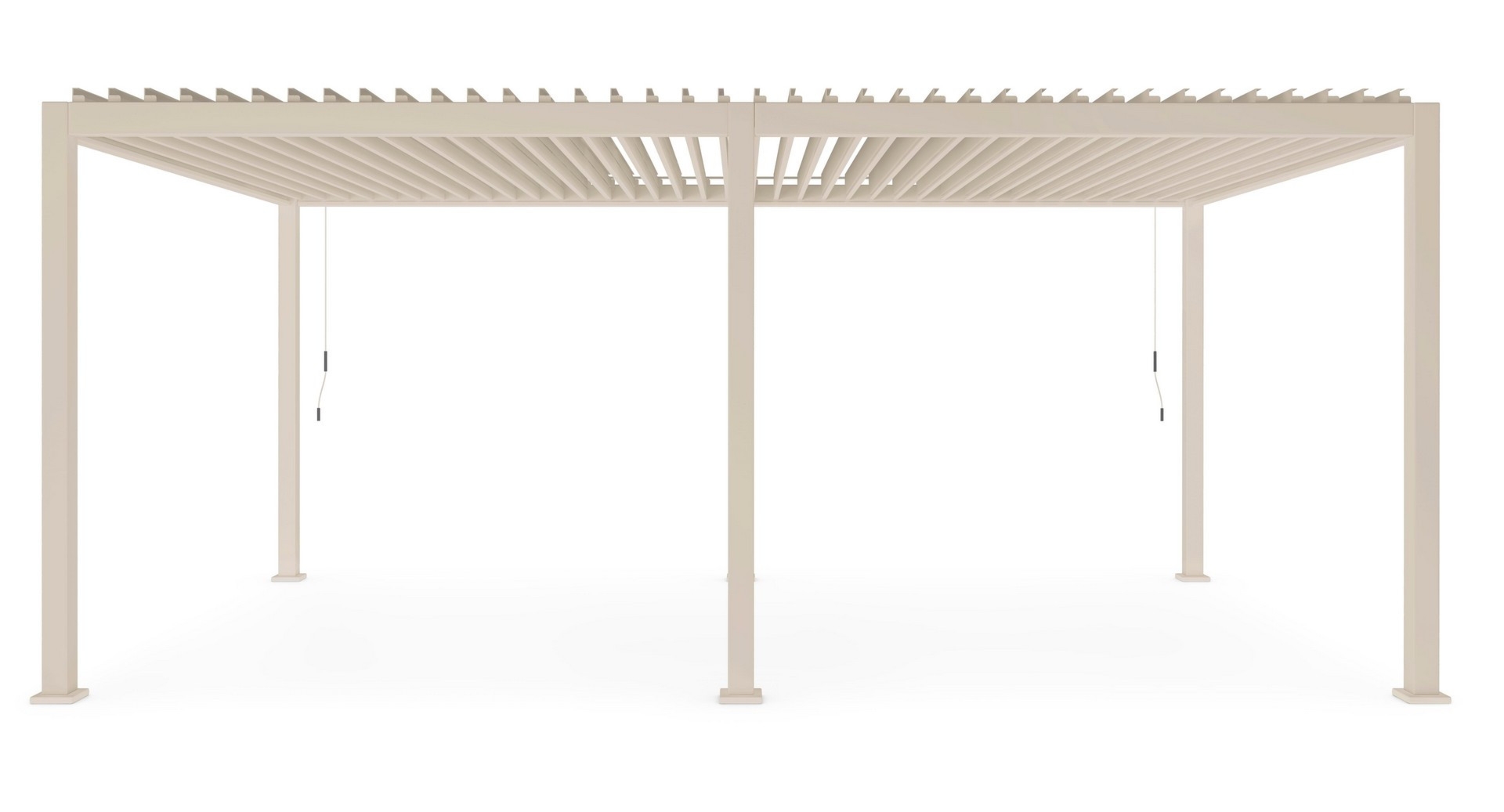 Pergola ogrodowa OCEAN jedwabisty 600x360 z aluminium Bizzotto
