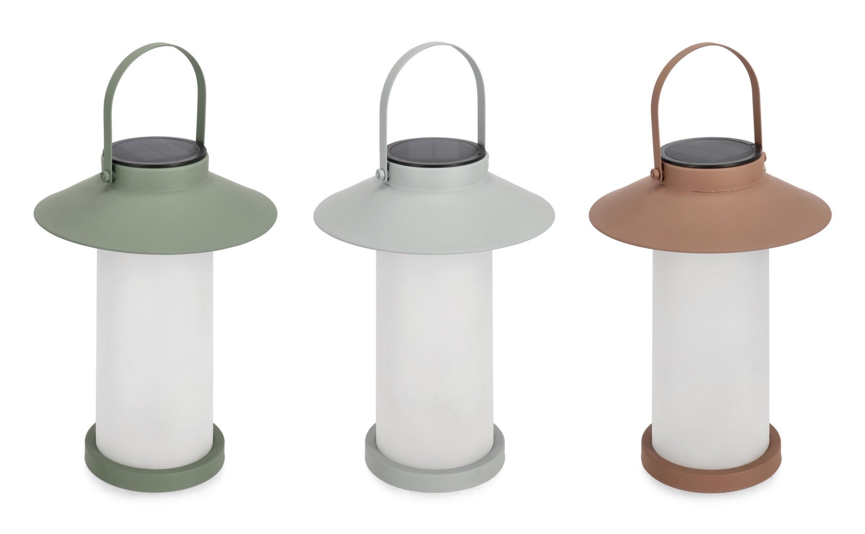 Zestaw lampek stołowych solarnych NORIKO Ø19 stalowa Bizzotto