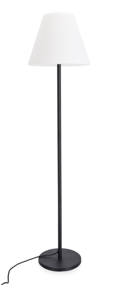 Lampa podłogowa YOKU czarna Ø40 stalowa Bizzotto