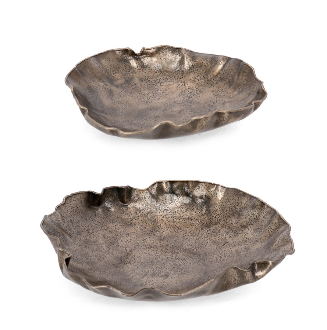 Zestaw pater tac PRADESH złoty Ø30,Ø40 z terakoty Bizzotto