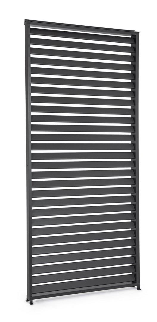 Panel żaluzjowy do pergoli OCEAN-MAREA antracytowy 113x6 z aluminium Bizzotto