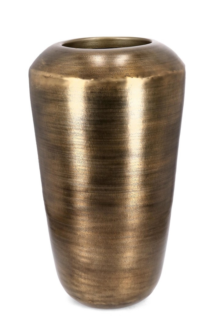 Wazon wykonany ręcznie NADU złoty Ø53 aluminiowy Bizzotto