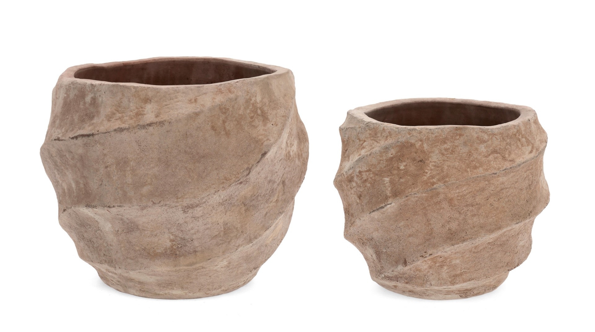 Zestaw donic ogrodowych TEIDE terakota Ø35,Ø54 z terakoty Bizzotto