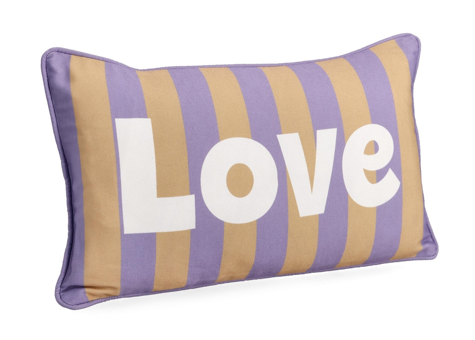 Poduszka outdoorowa KARERA żółto fioletowa 30x50 wodoodporna z poliestru Bizzotto